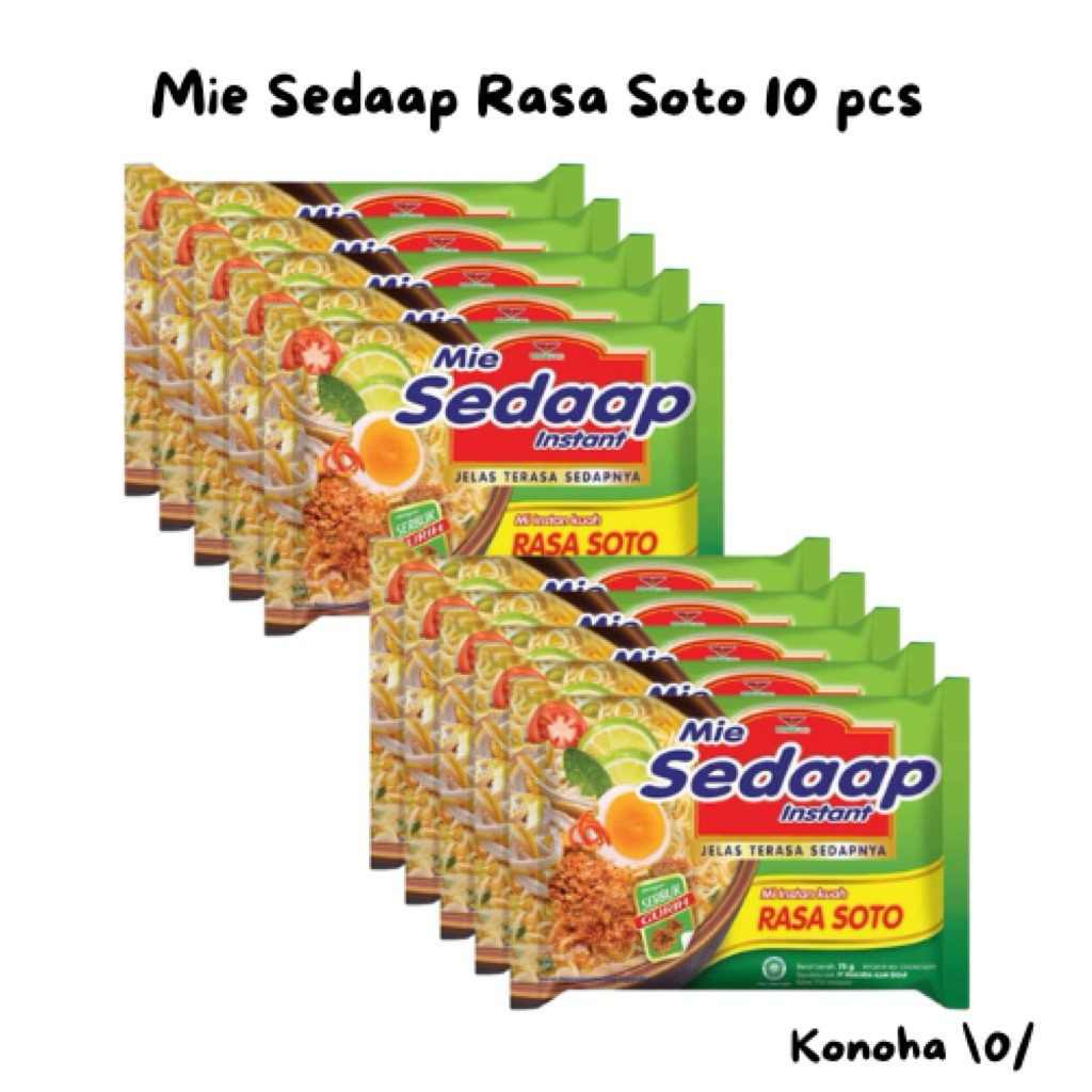 

Mie Sedaap Rasa Soto 10 pcs