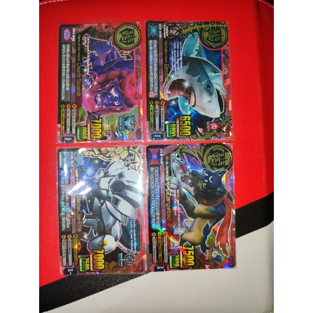 Animal kaiser Card UR Miring Set Isi 4pc 100% Original.