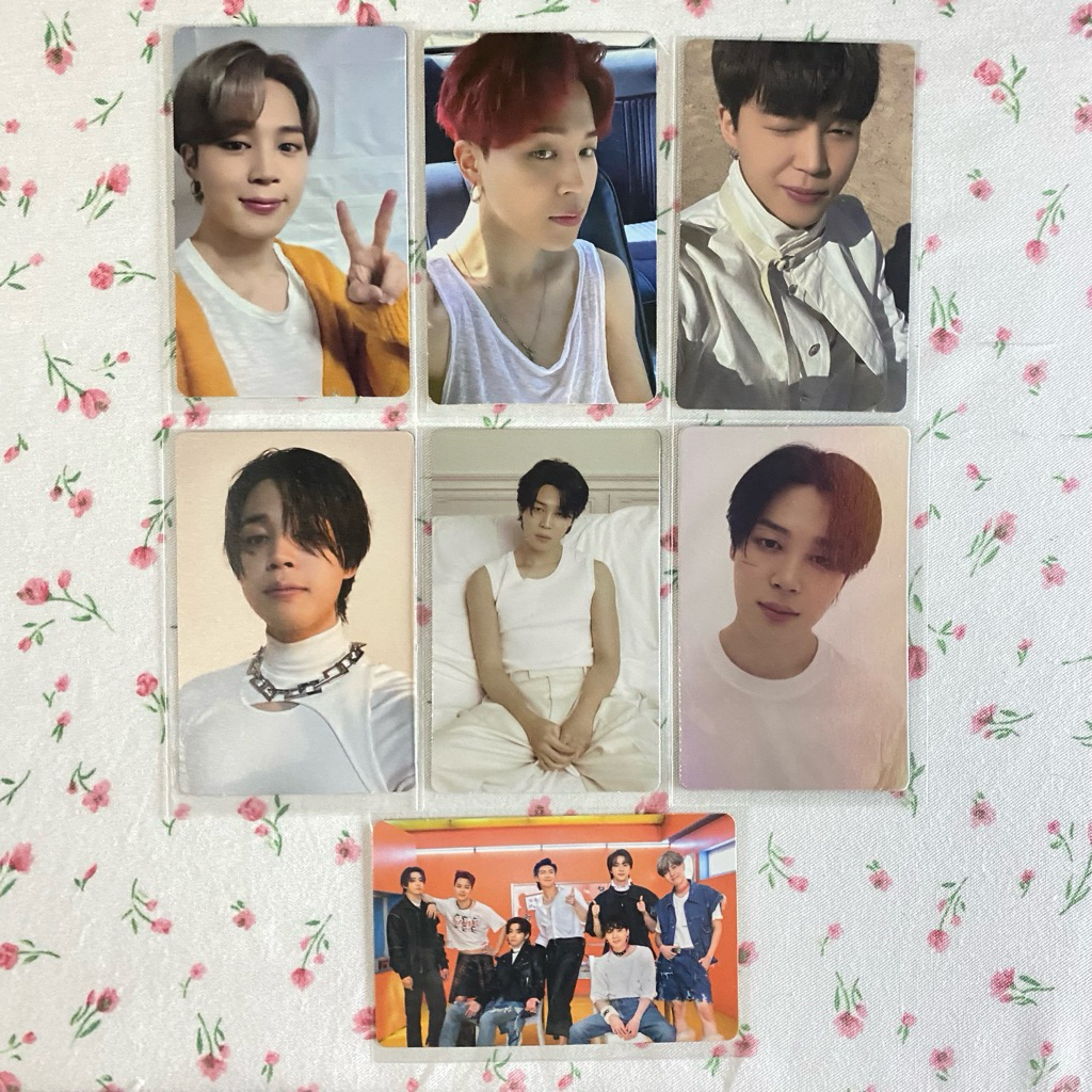 [READY] pc photocard pob album jimin be ess butter proof face photofolio bts official