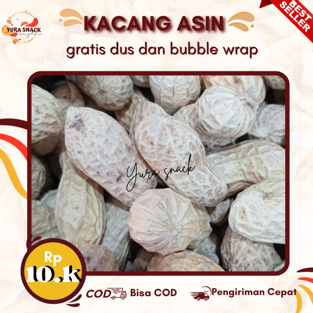 

Kacang Asin Premium Super Gurih Dan Renyah Snack Kiloan Murah Kemasan 250gr Dan 500gr
