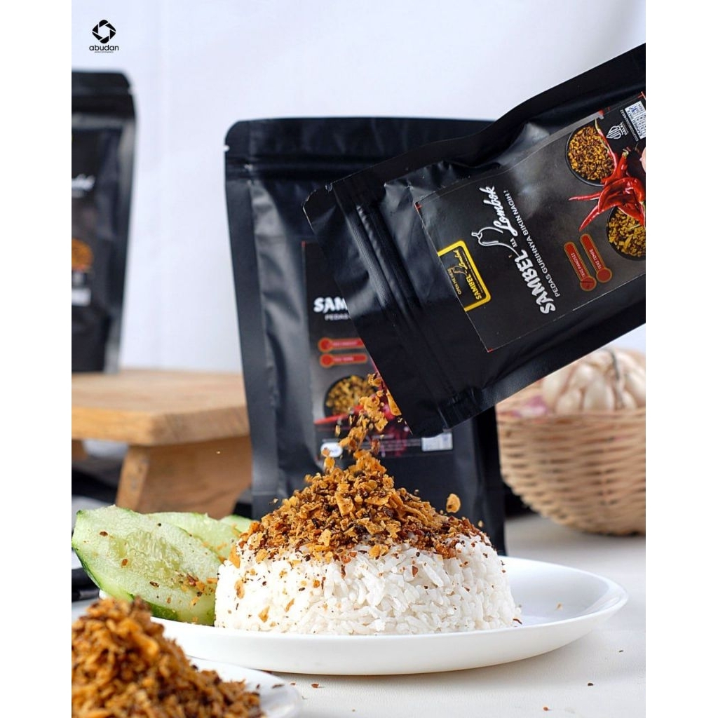 

Sambal Teri Pangsit Kering Sambel Ala Lombok Netto 80 Gram Pedas Gurih Lauk Tahan Lama Sambal Kering Homemade