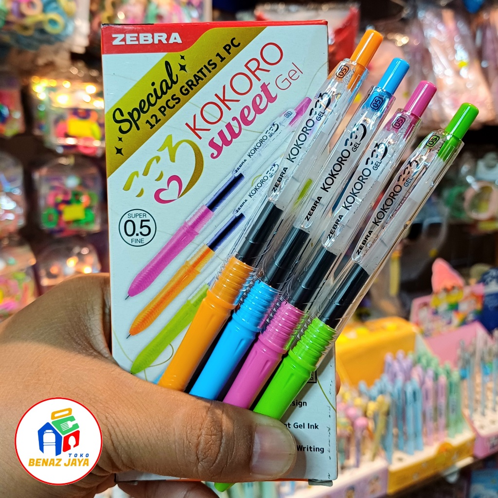 

1 PCS ZEBRA PEN KOKORO SWEET GEL PEN 0.5 BODY COLOR(HARGA PER PCS)