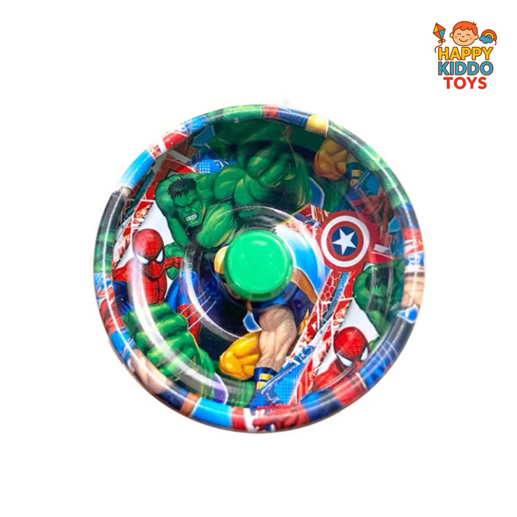 Mainan Yoyo Anak Karakter Avengers Transformer Satria Baja Hitam – Mainan Yoyo Besi Metal Superhero 