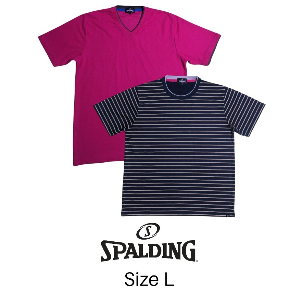 Spalding sport size L M kaos olahraga original