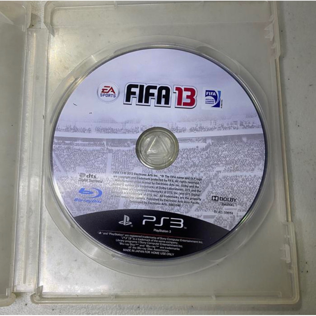 Kaset Playstation 3 Fifa 13 No Cover
