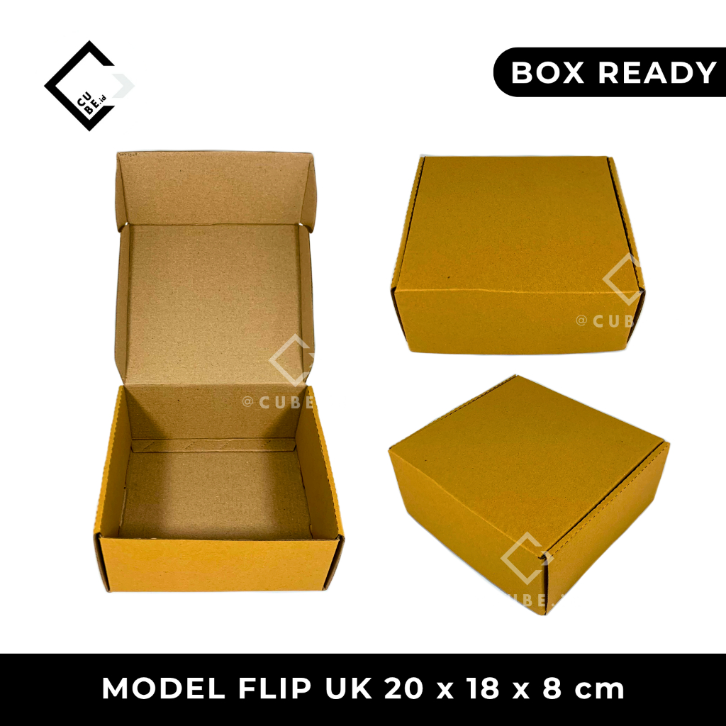 

DUS MODEL FLIP / CORRUGATED FLIP BOX UK 20 x 18 x 8 cm