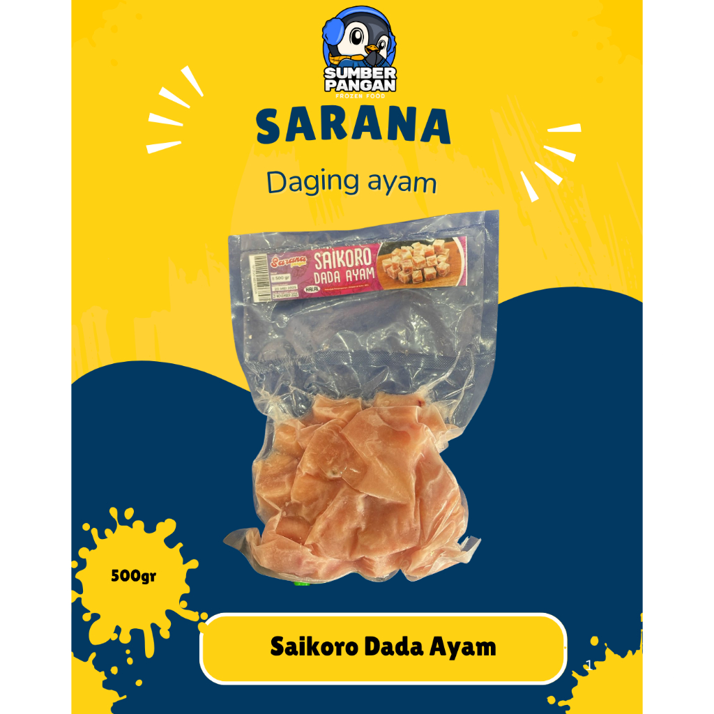 

Sarana Saikoro Daging Ayam Paha&Dada 500gr