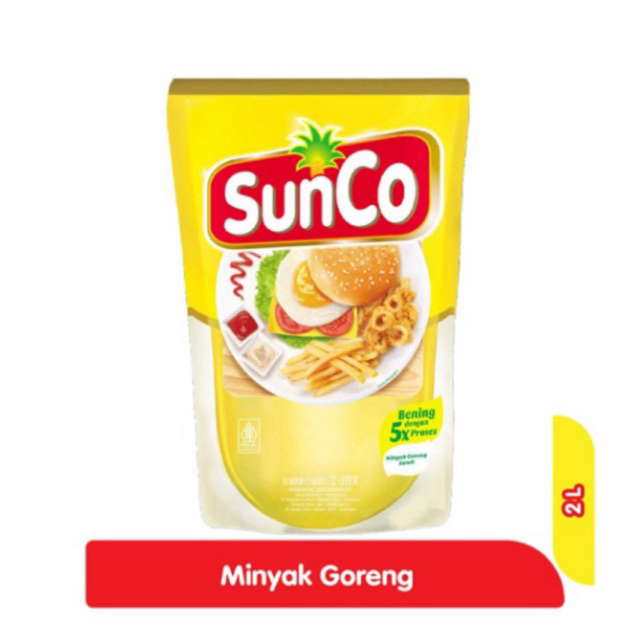 

SunCo Minyak Goreng Pouch 2 L Sanco minyak goreng 2liter