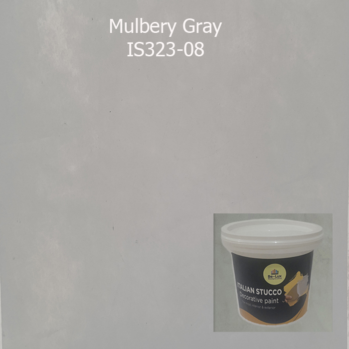 Cat Motif Semen Ekspos Italian Stucco - Mulbery Gray