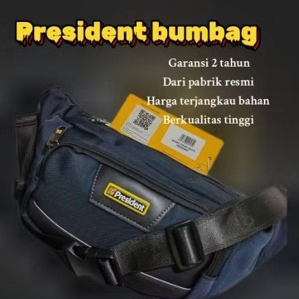tas dada dan punggung merk President original