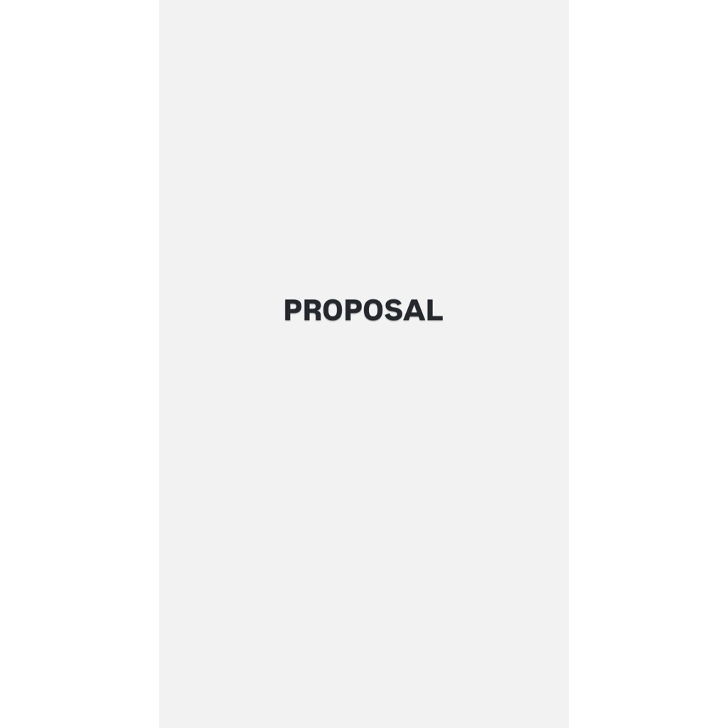 

Proposal