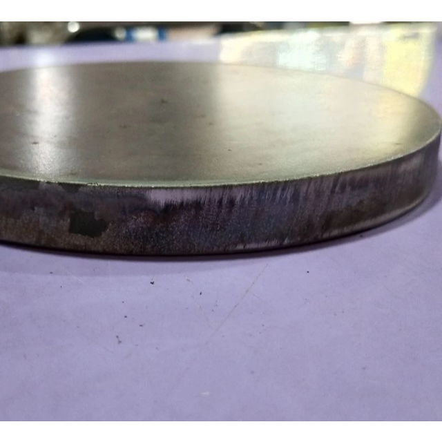 Plat Besi Bulat Tebal 5mm Diameter 100mm lubang tengah 12mm