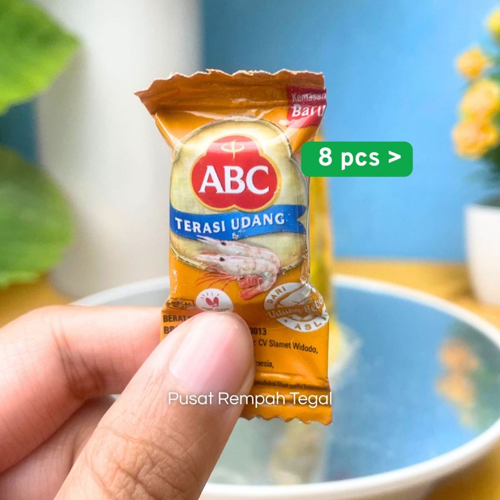 

Paket Isi 8 pcs Terasi Udang ABC Isi 3.8gr Dari Udang Rebon Asli Kemasan Baru Halal dan Enak Untuk Beragam Masakan