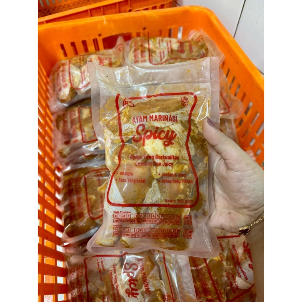 

ayam marinasi spicy ukuran 500Gram