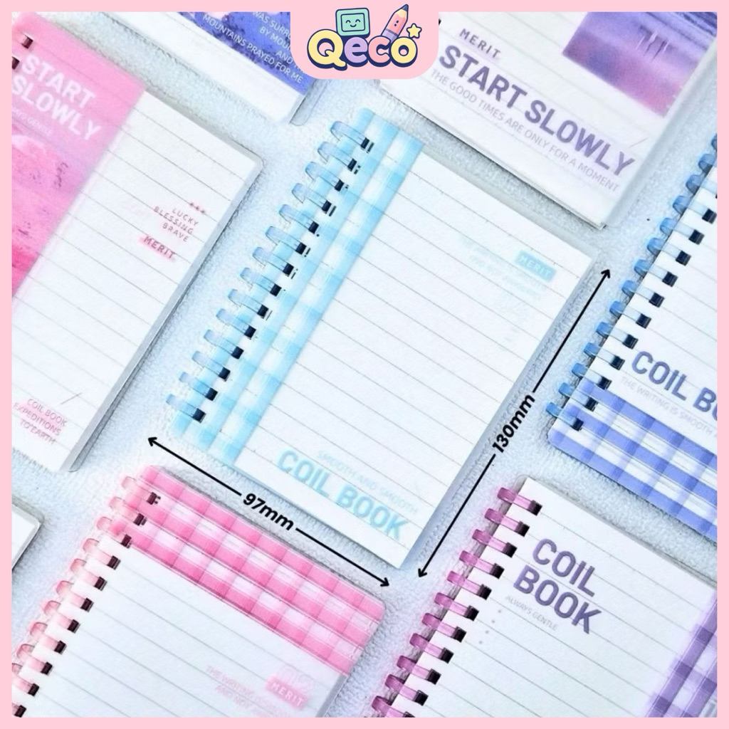 

Start Slowly Coilbook Notebook A6 dengan Ring Plastik Kertas Garis