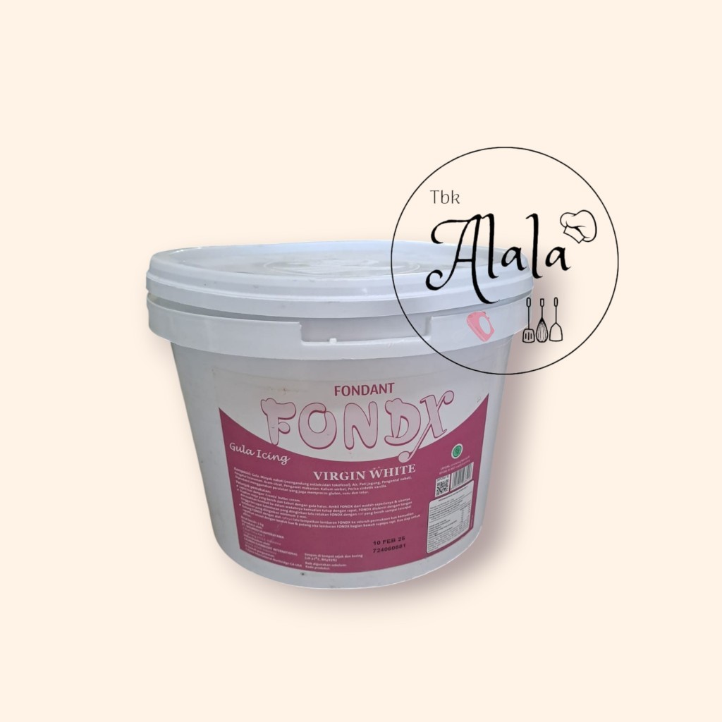 

Fondx fondant virgin white - fondant Putih - 1 kg