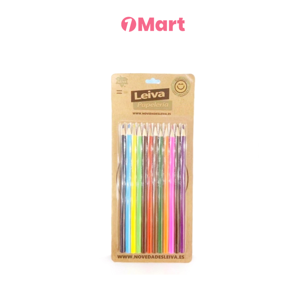 

1MART Pensil Warna 12 Warna – Desain Elegan dan Berkilau