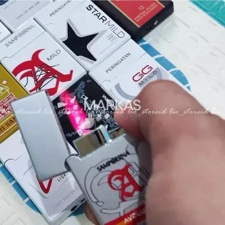 Korek Api Gas Model Bungkus Rokok – Korek Api Refillable Unik Isi Ulang