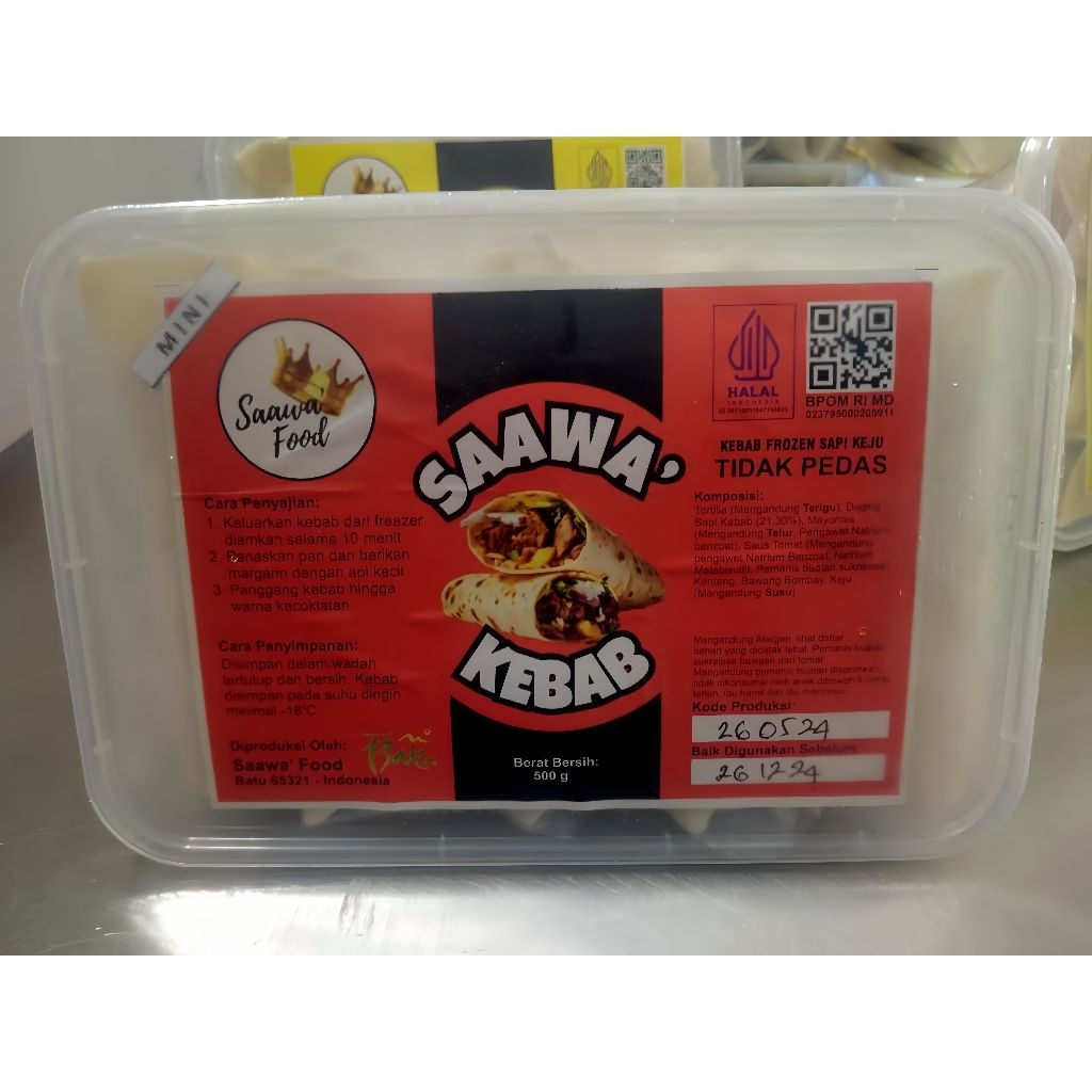 

KEBAB FULL DAGING+KEJU. BESAR isi 5 pcs