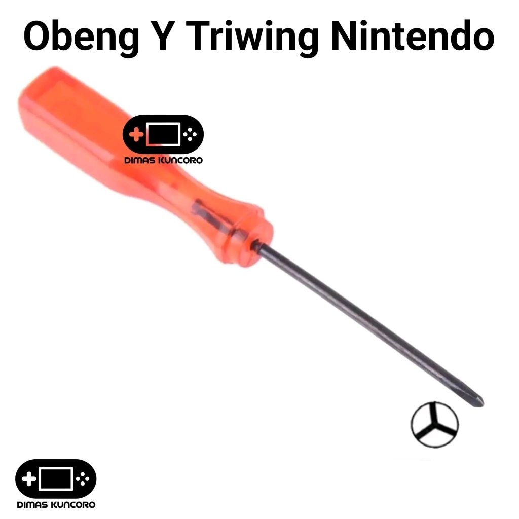 Obeng Y Triwing Nintendo switch wii gba gameboy serbaguna gamecube