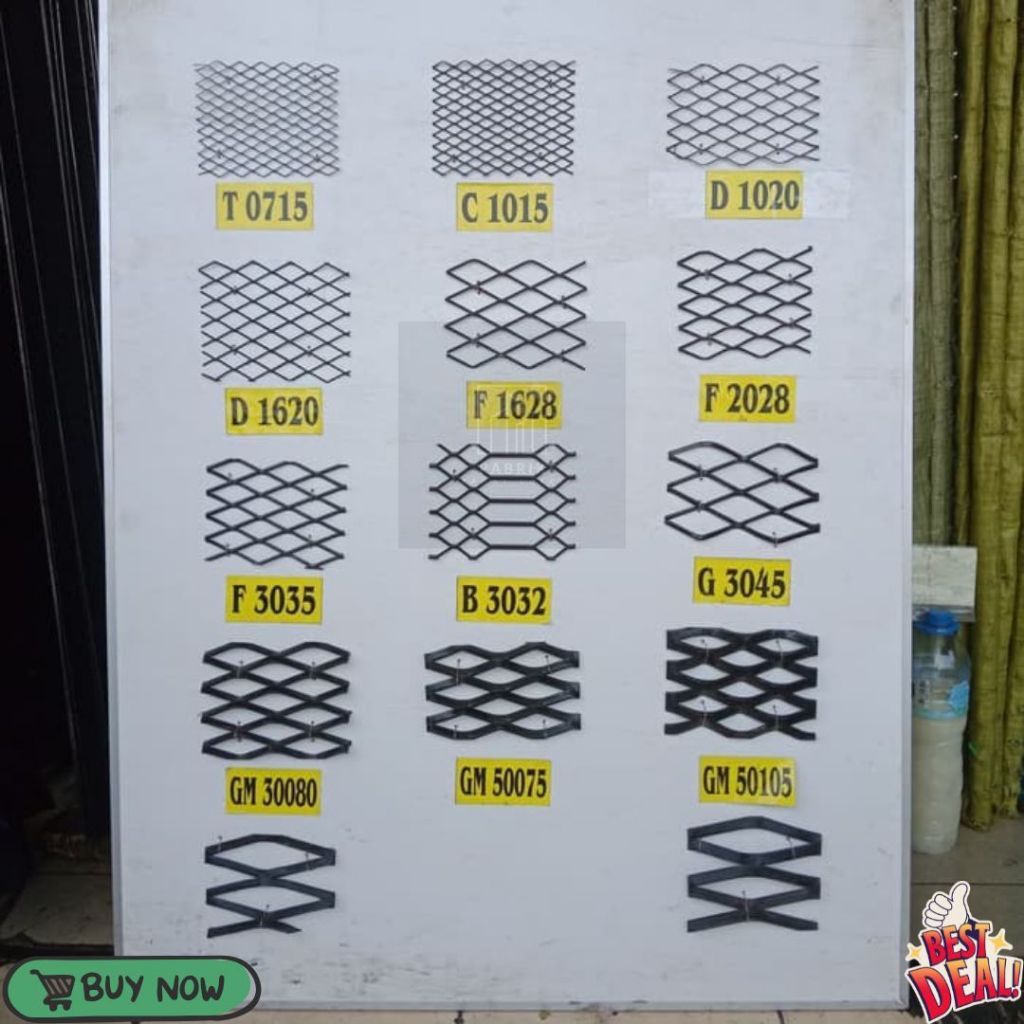 JARING BESI BAJA EXPANDED METAL GM30080 GM50075 GR50080 GM50105 GR50110