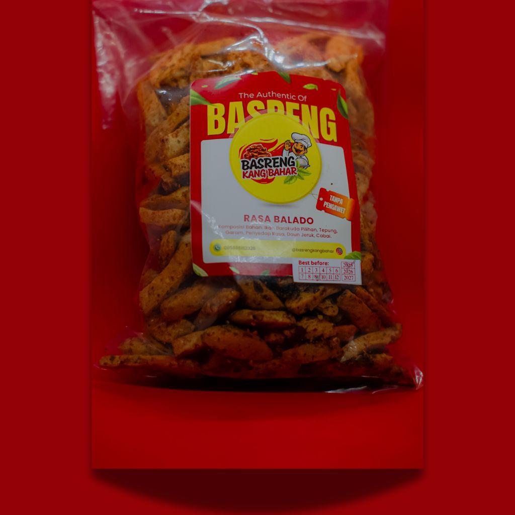 

Basreng Ikan Laut Rasa Balado
