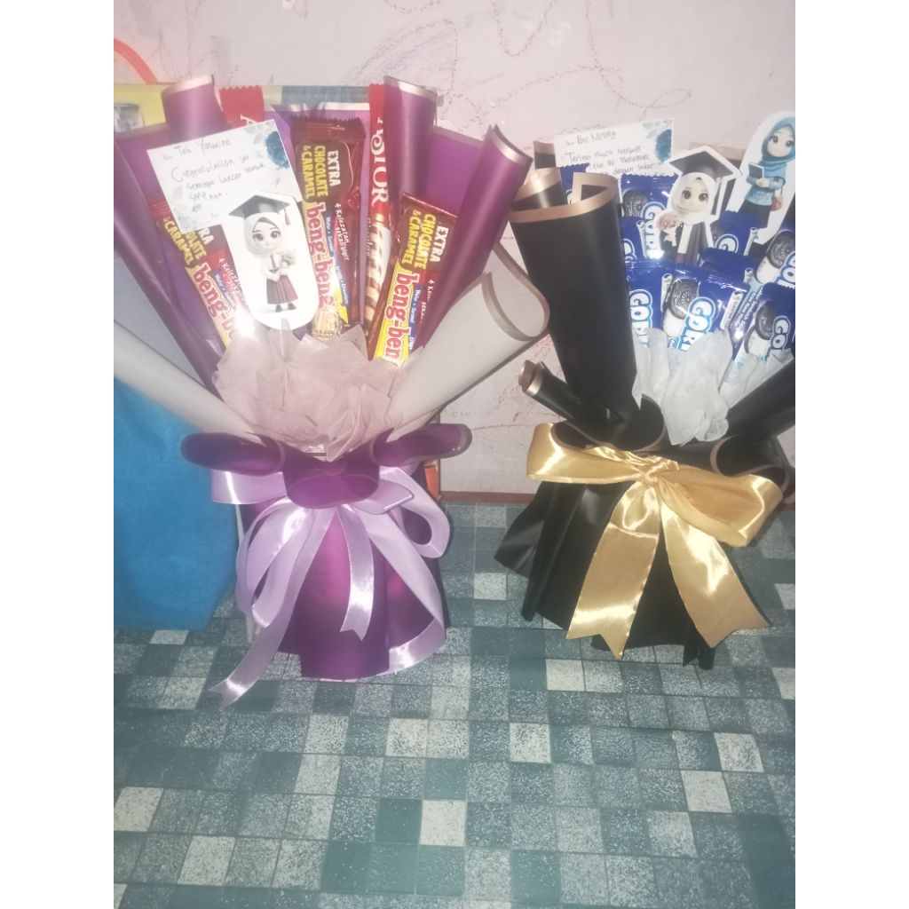 Buket wisuda/buket uang/buket makanan