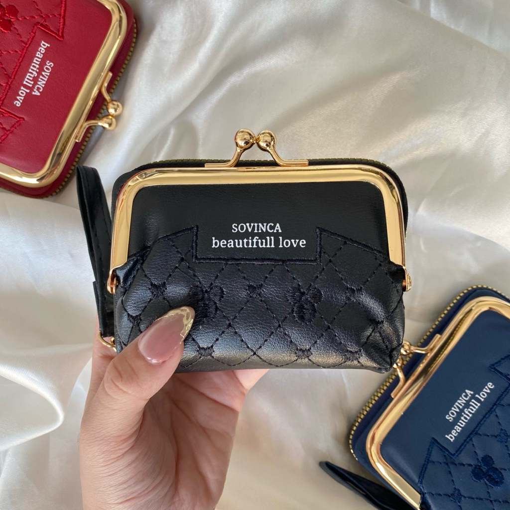 Card Holder 2in1 - Mickey Mouse / Dompet Kartu Dompet Lipat Dompet Mini Dompet Kecil Dompet Koin Fas