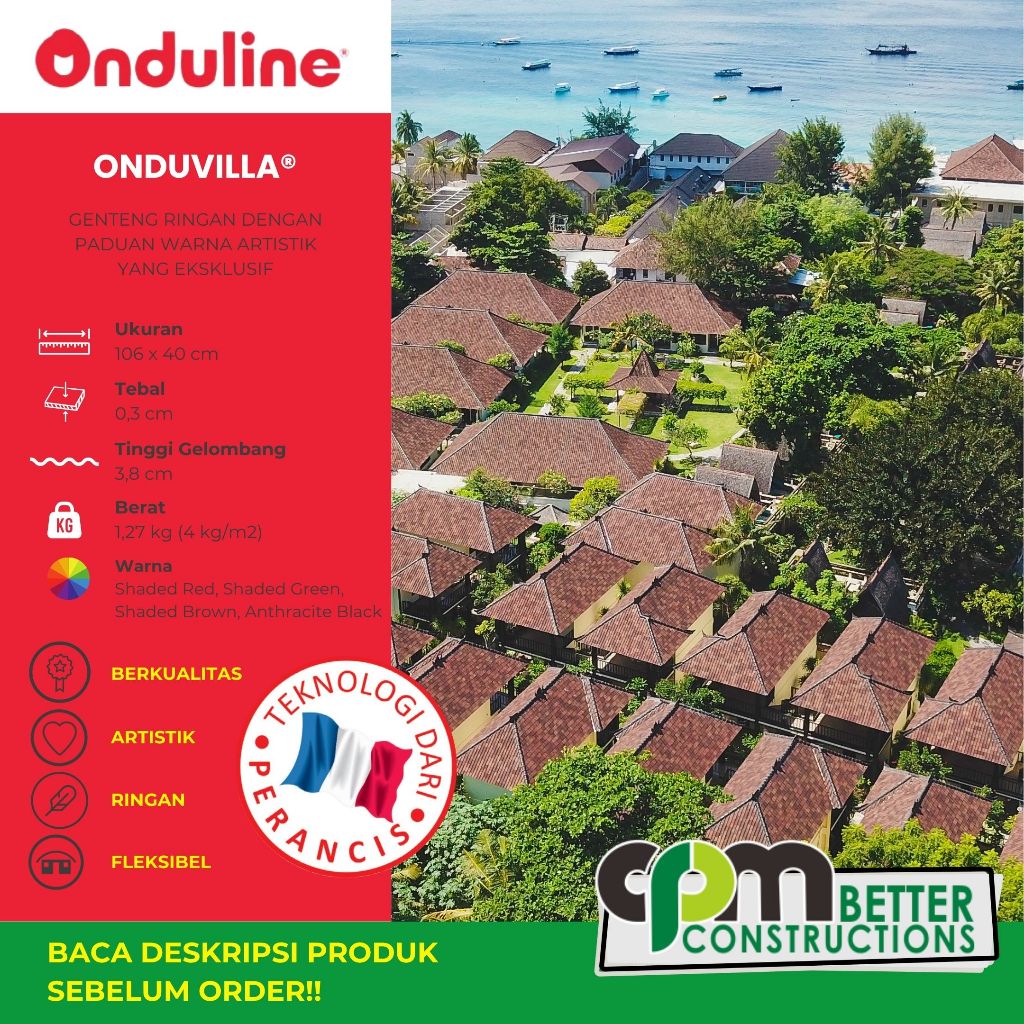 ONDULINE - ONDUVILLA TILE 106X40