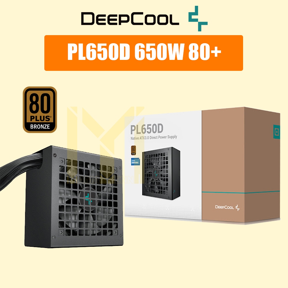 Power Supply Deepcool PL650D 650W 80+ Bronze Native ATX3.0 / PSU Deepcool PL 650D 80 Plus Bronze