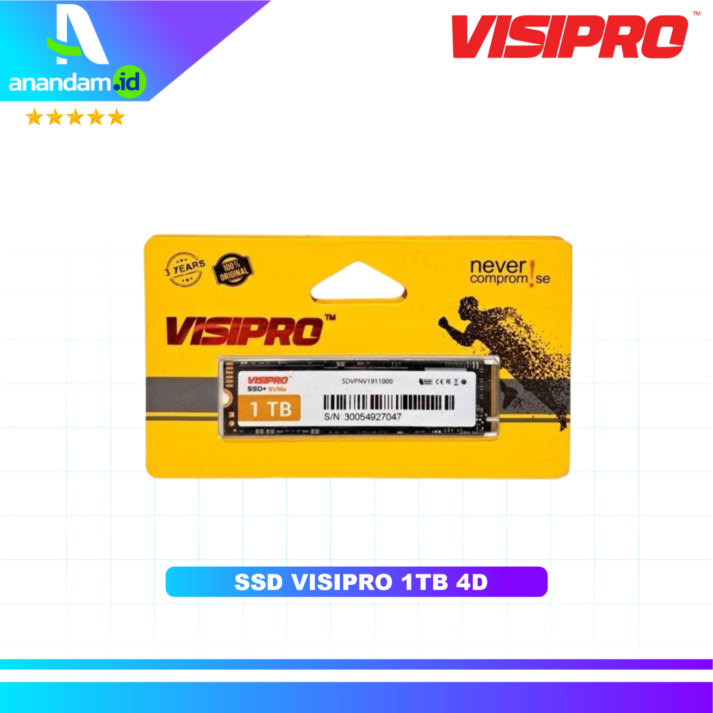 Ssd nvme 1TB visipro / ssd 1tb nvme