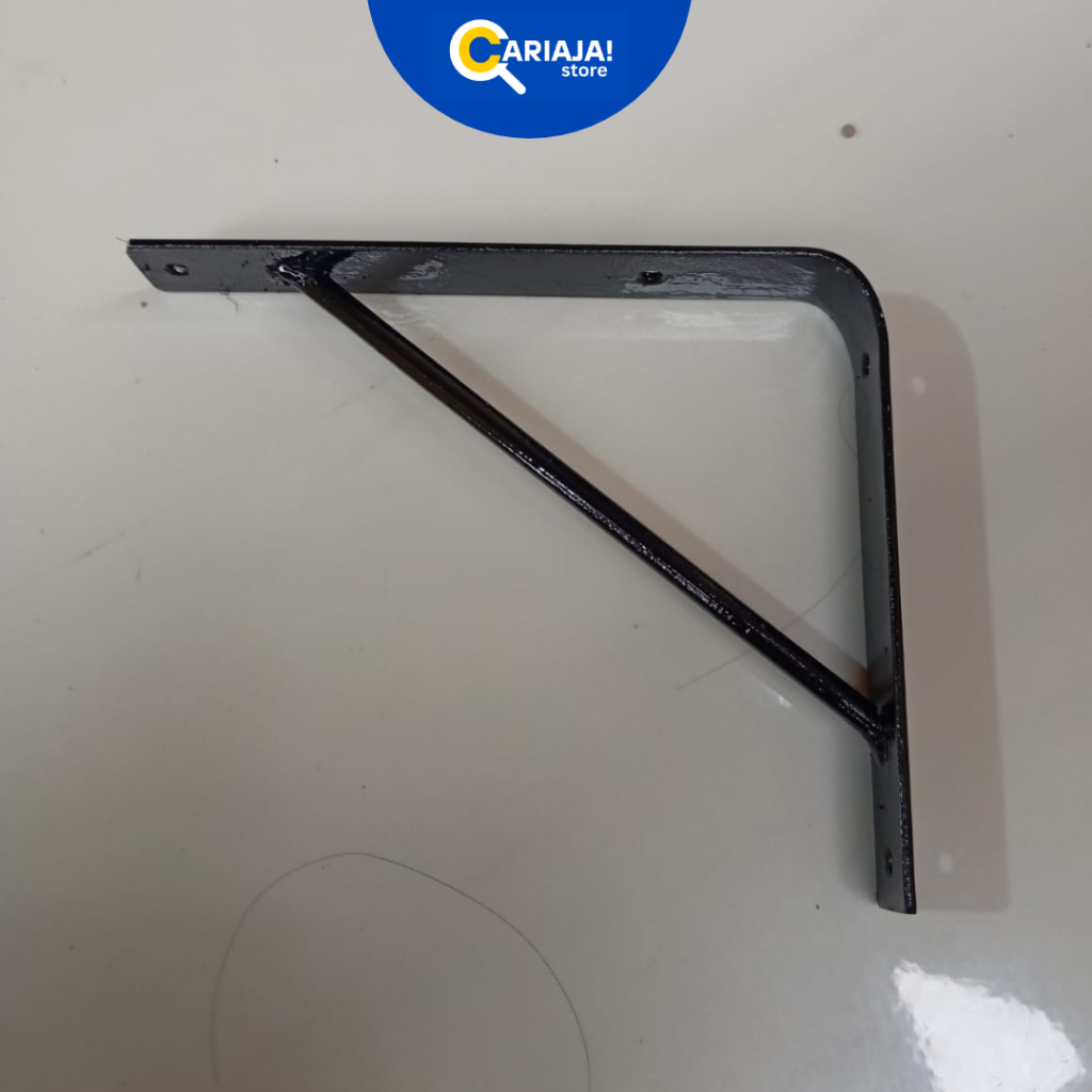 Siku rak dinding besi L bracket besar - Cariaja store