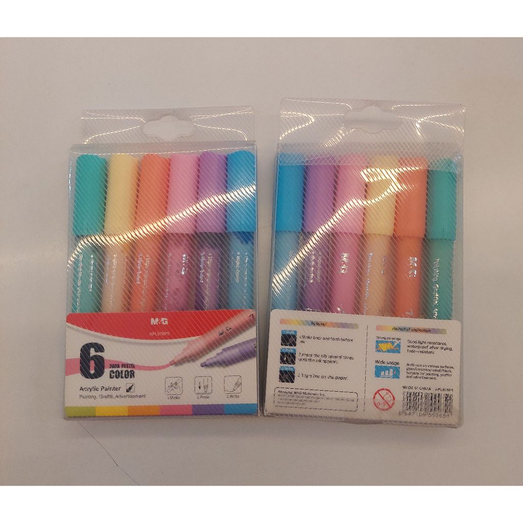 

M&G ACRILYC PAINTER DARK PASTEL COLOR