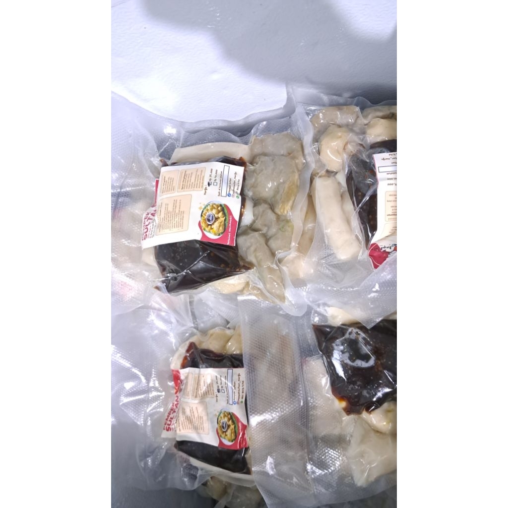 

Pempek Sultan Paket Campur 15 pcs – Lenjer, Telur Kecil, Adaan, Kulit + Cuko | Pempek Frozen Palembang