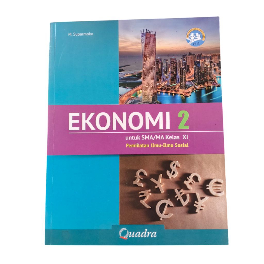 BUKU QUADRA EKONOMI ORIGINAL SMA/MA KELAS 2/11 MURAH
