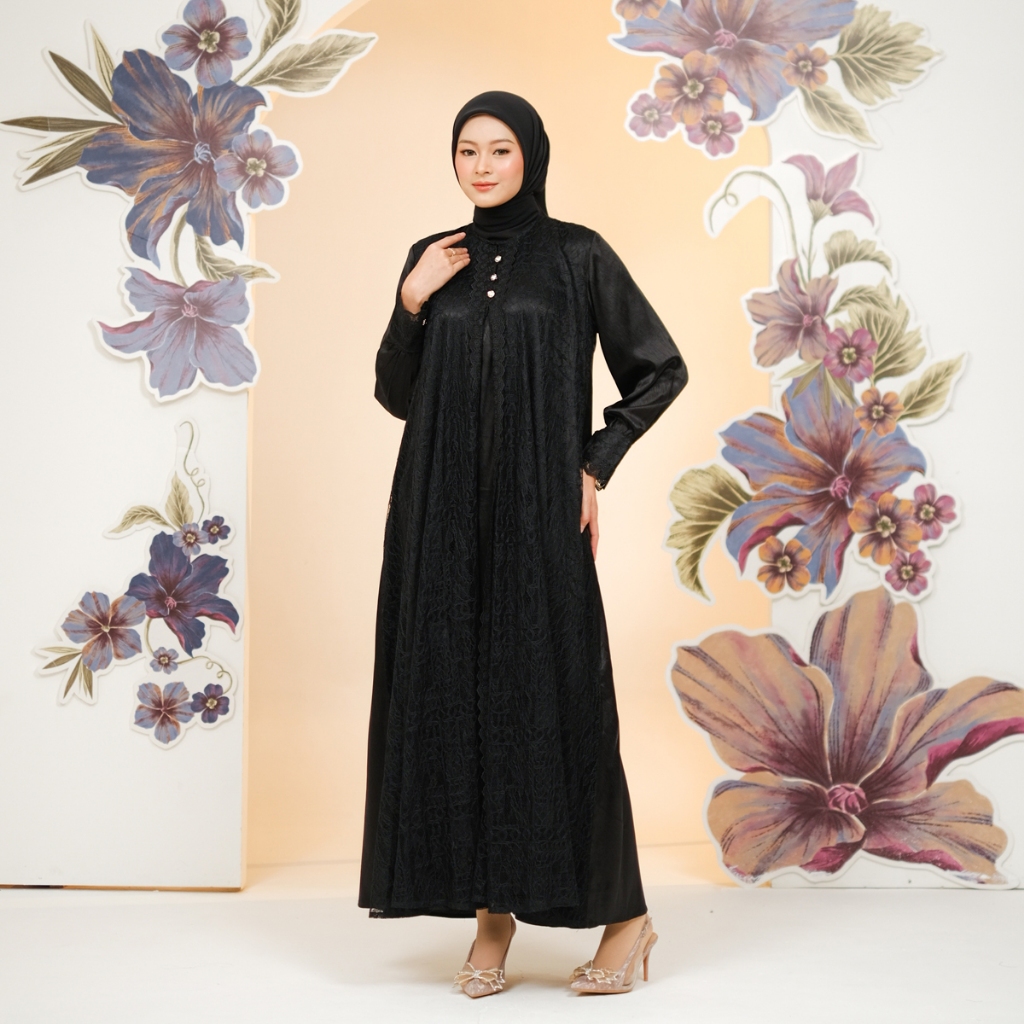 ZM Zaskia Mecca - Pania Gamis Dress Wanita - Edisi Rona Klasik