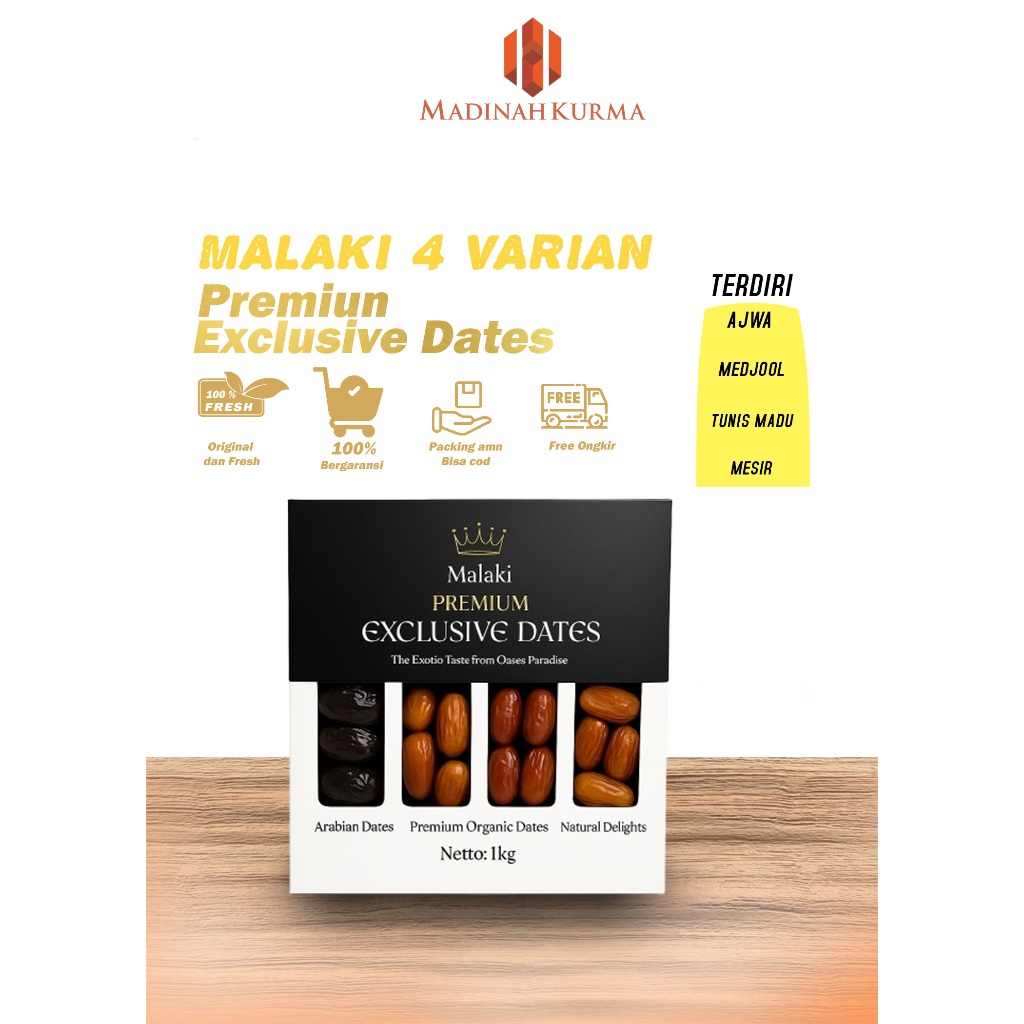 

Kurma 4 Varian Malaki/ Kurma Mix 4 in 1