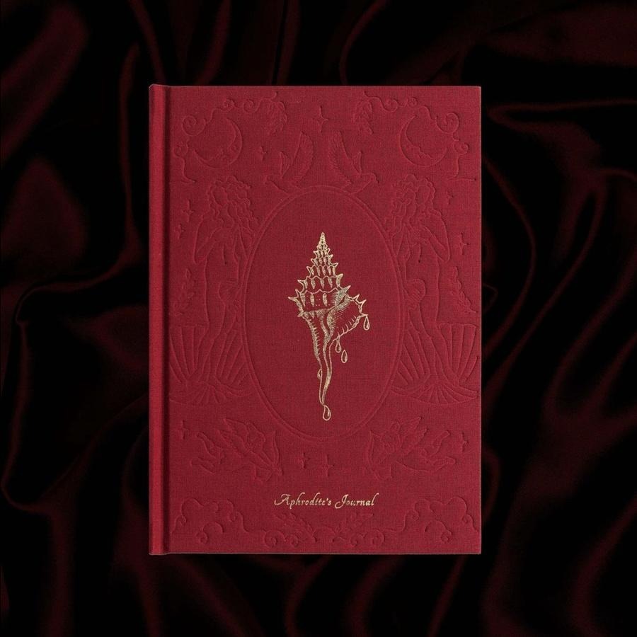 

Aphrodite's Journal Ruby by Dreamy Moons | Guided Journal by Annie Tarasova