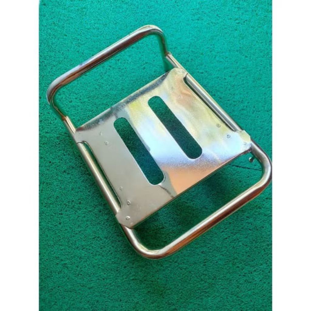 PANGKON JOK PISAH/DUDUKAN JOK MOTOR JOK PISAH BAHAN BESI TEBAL CROM.