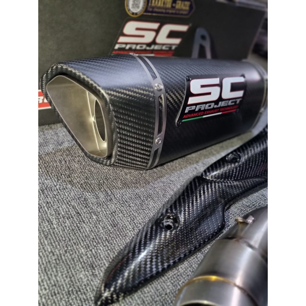 SLIP ON SC PROJECT KAWASAKI Z900 SC1-R CARBON 2017-2019