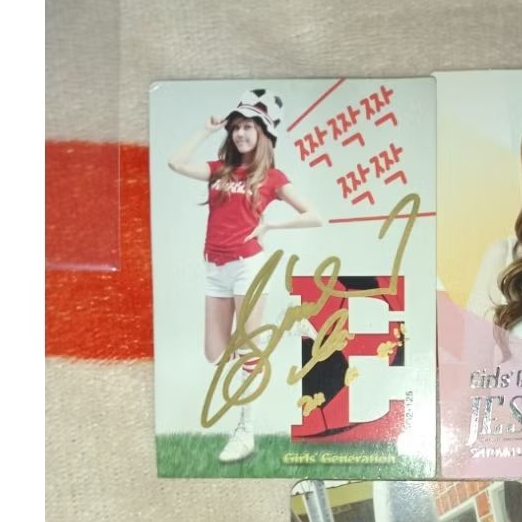 SNSD Girls' Generation Jessica Jung starcard signed Photocard Fan Official
