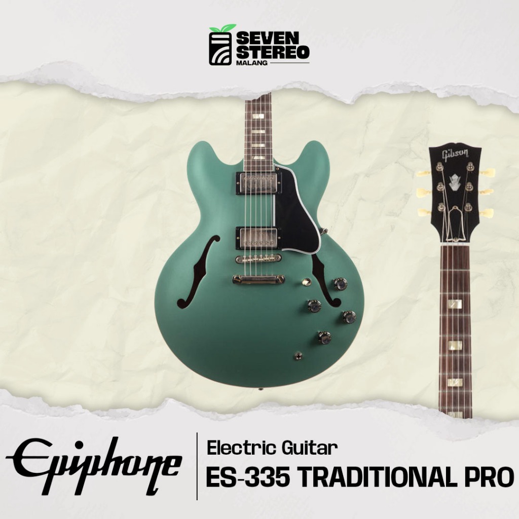 Epiphone ES-335 ES335 Traditional Pro in Inverness Green
