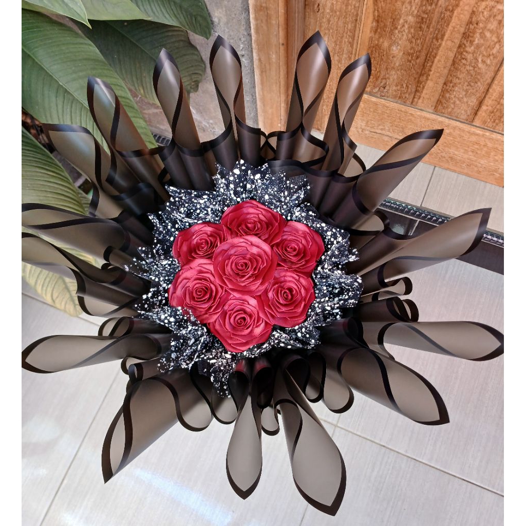 

Buket Pita Satin Maroon 7 Tangkai Uk.L (Baca Deskripsi)