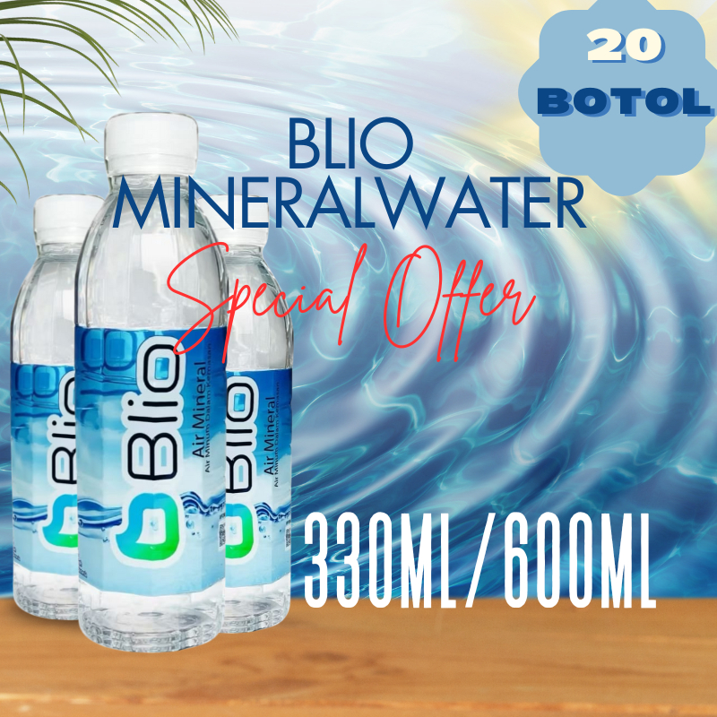 

BLIO | Mineral Water | 330ml/600ml x 20 botol
