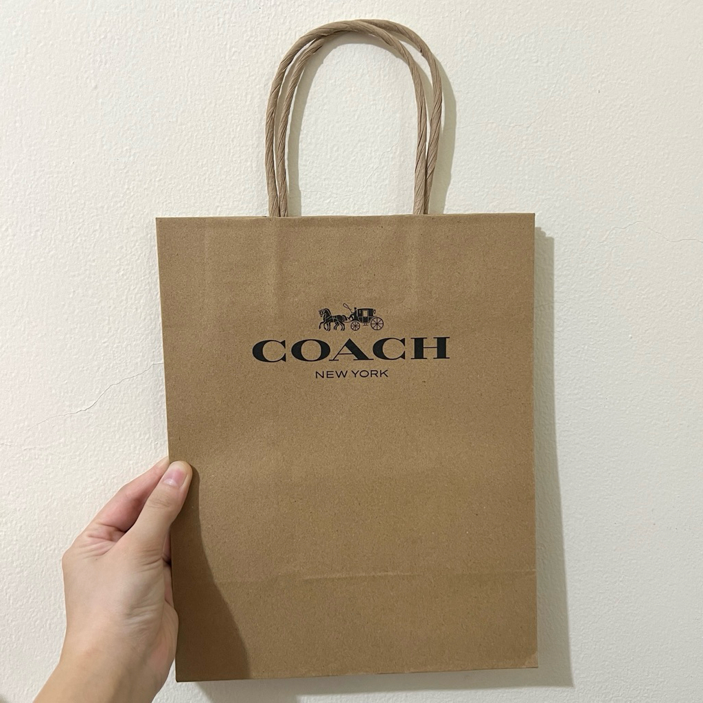 

paper bag branded (original) : coach, vans, disney store, play, coach, jo malone, pop mart, charles & keith, sonny angel
