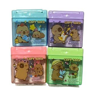 

SHARPENER SEGI CAPYBARA 2 LUBANG 310 / SERUTAN LUBANG 2/ RAUTAN ANAK / SERUTAN SEKOLAH / RAUTAN MANUAL / SERUTAN MINI