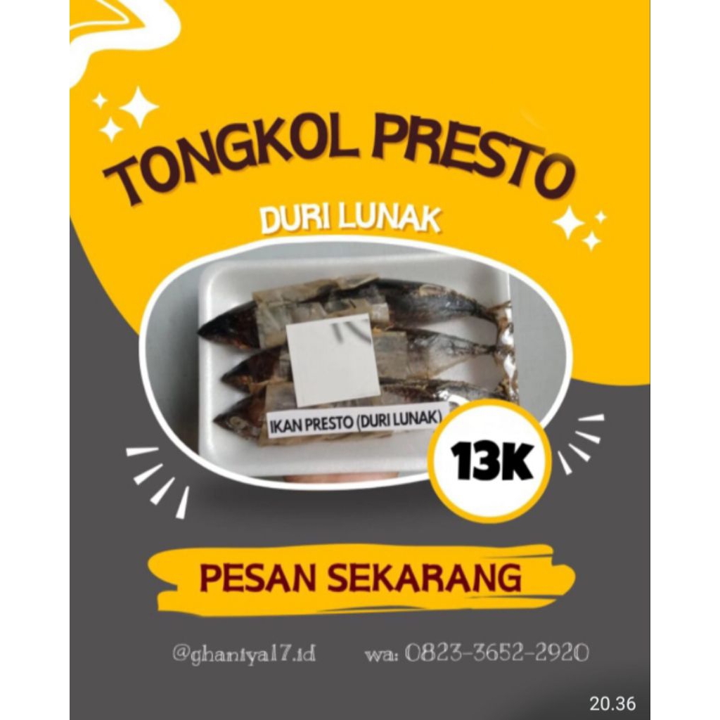 

tongkol presto duri lunak