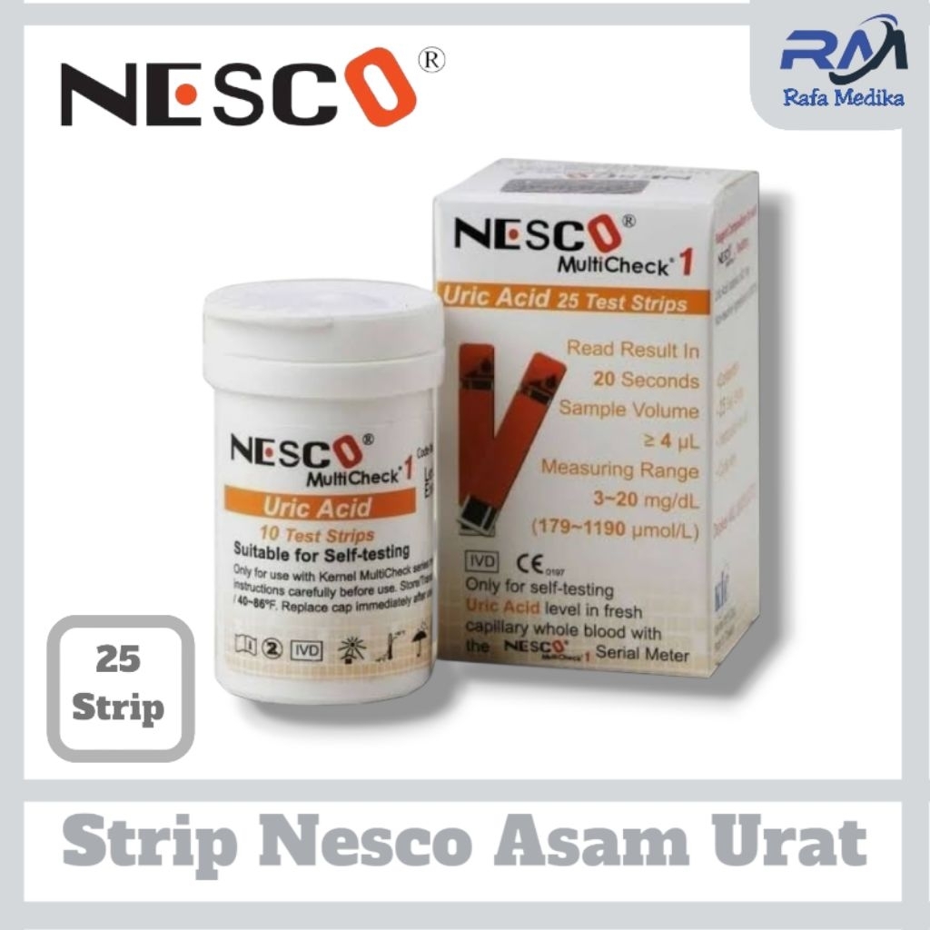 Strip Nesco Asam Urat   Refill Nesco Asam Urat   Isi Ulang Nesco Asam Urat