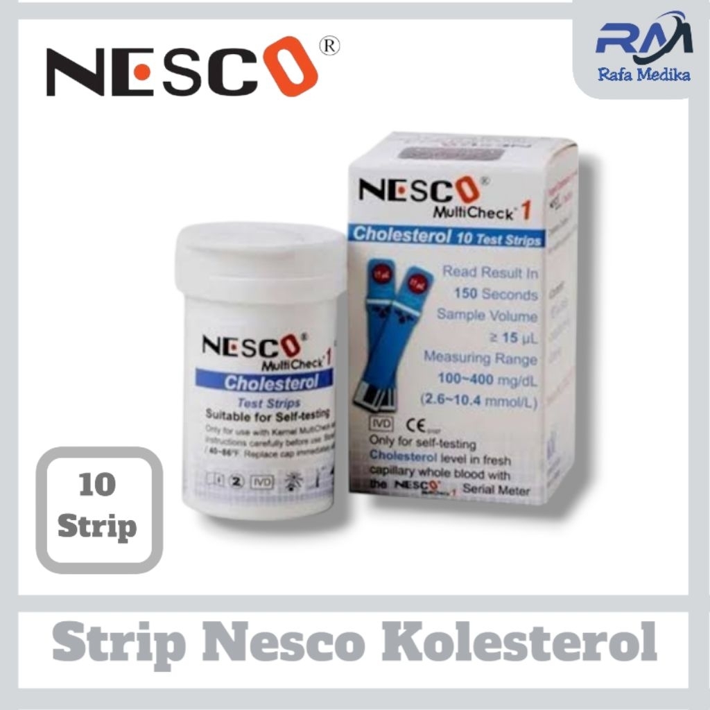 Strip Nesco Kolesterol  Refill Nesco Kolesterol  Isi ulang Nesco Kolesterol