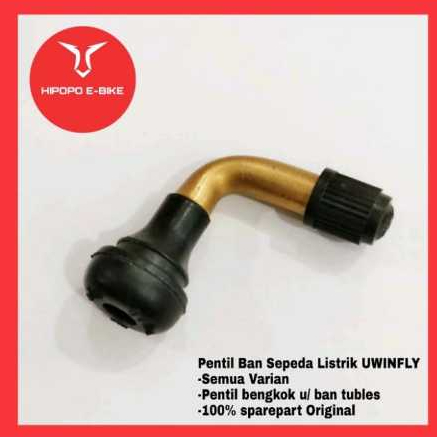 Pentil Ban / Gas Nozzle Sepeda Listrik Uwinfly Original 100%